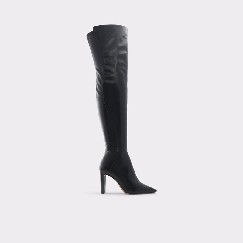 Aldo Thejan Over The Knee-Boots Női Fekete | PJNQV-5912