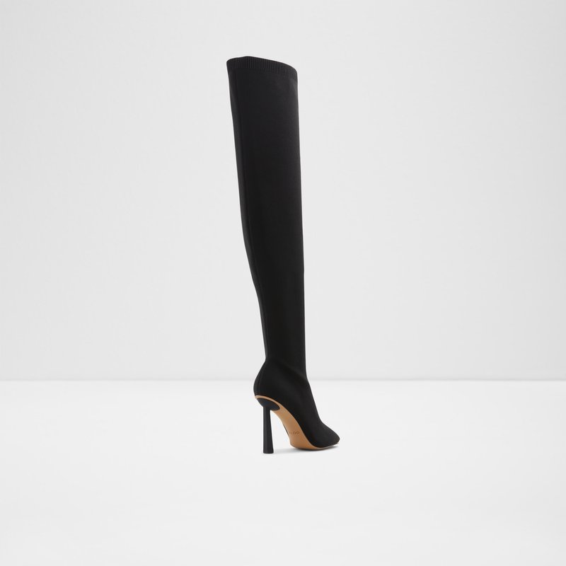 Aldo Crulla Over The Knee-Boots Női Fekete | POGFQ-8047