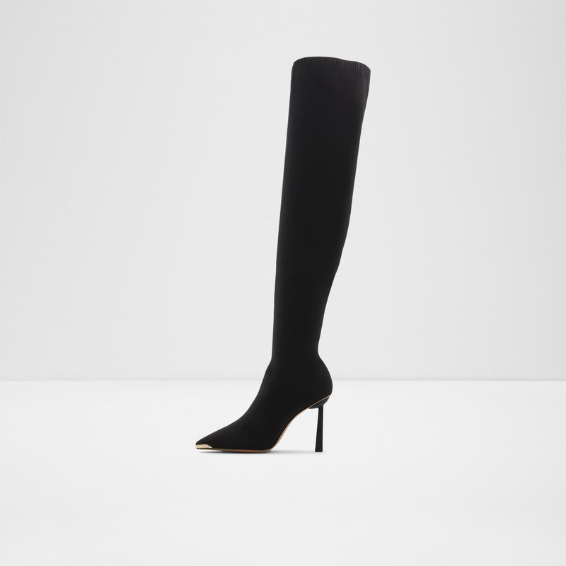 Aldo Crulla Over The Knee-Boots Női Fekete | POGFQ-8047