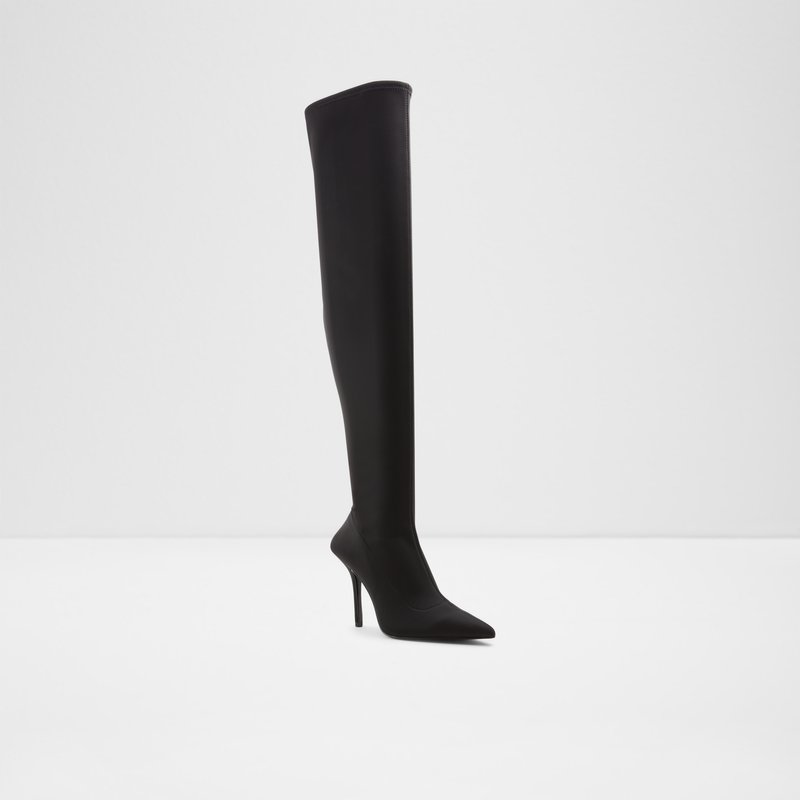 Aldo Ware Over The Knee-Boots Női Fekete | RUXOK-2310